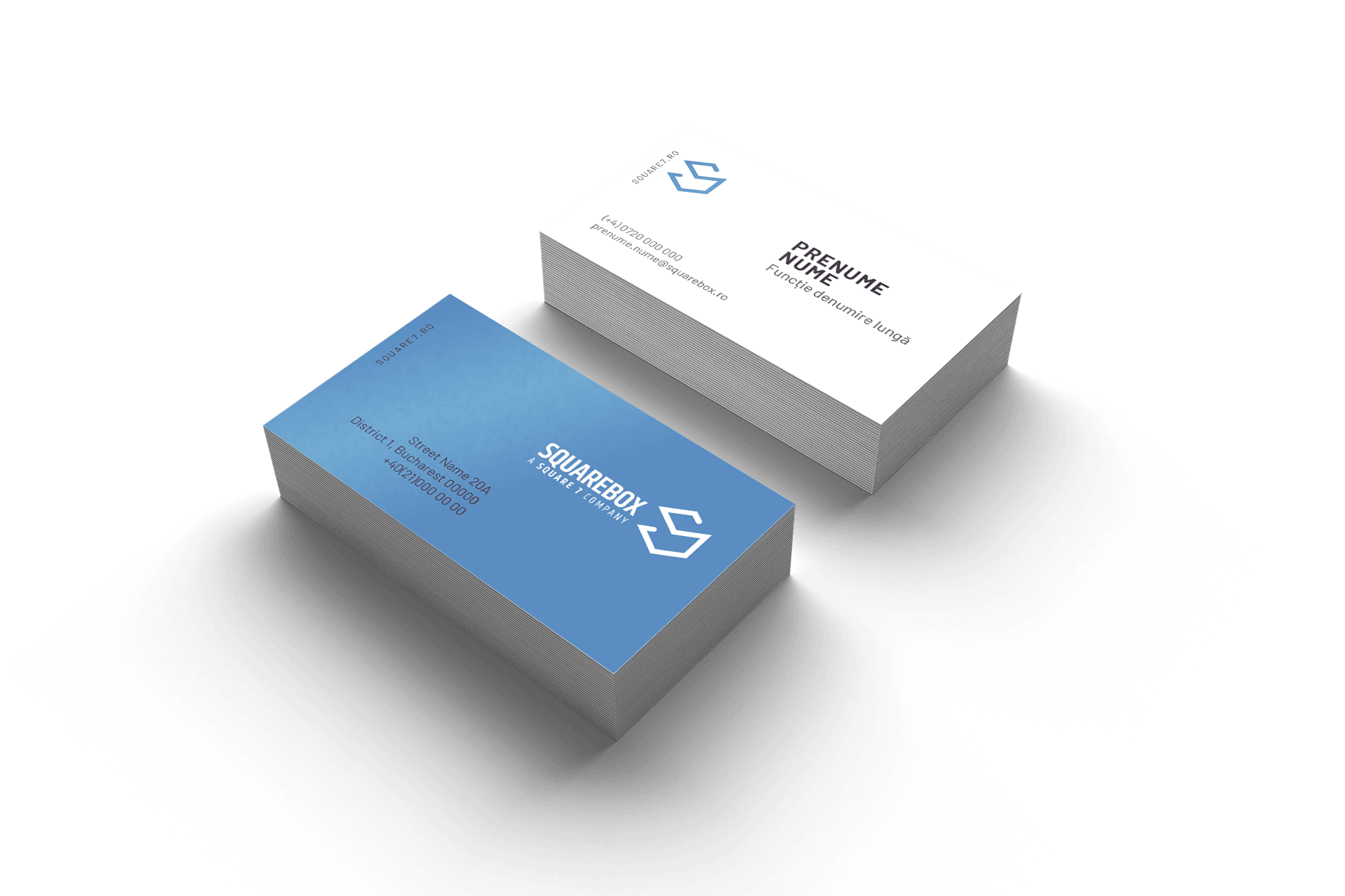 business card design squarebox